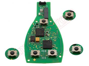 Botón / Pulsador / switch / interruptor lateral genérico SPST-NO 0.1A 35V para telemandos Mercedes Benz